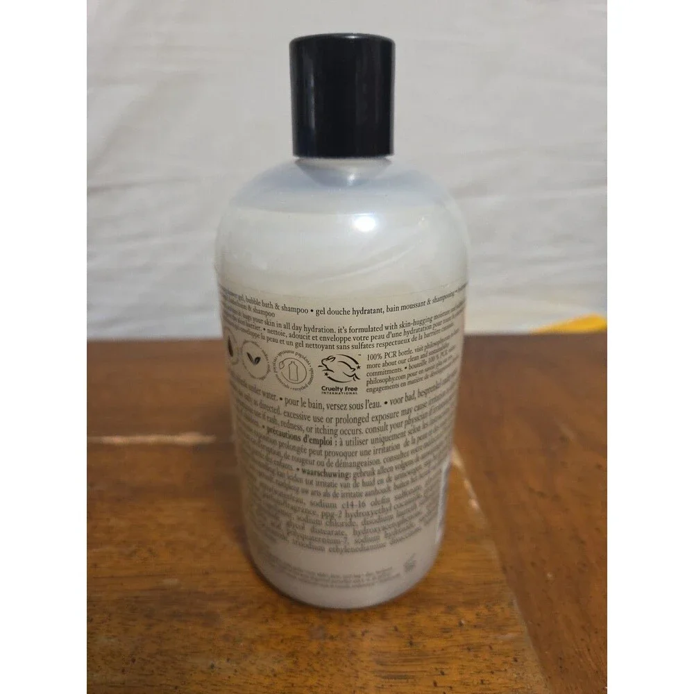 Philosophy Fresh Cream & Mint Shower Gel 16 fl oz 3 In 1 Bubble Bath Shampoo